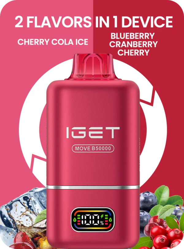 100.png IGET MOVE B50000 (50k Puffs – 2 Flavours in 1 device) | vape shop bandra