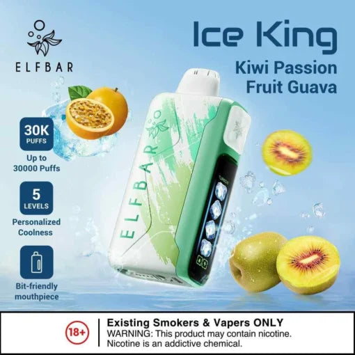 125.jpg Elf Bar Ice King – Kiwi Passion Fruit Guava – 30K | vape shop bandra