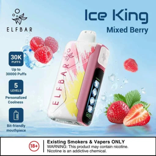 128.jpg Elf Bar Ice King – Mixed Berries – 30K | vape shop bandra