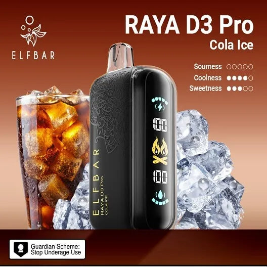 139.jpg Elf Bar Raya D3 Pro 30K – Cola Ice | vape shop bandra
