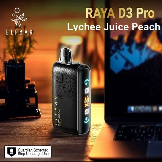 Elf Bar Raya D3 Pro 30K – Lychee Juicy Peach | vape shop bandra