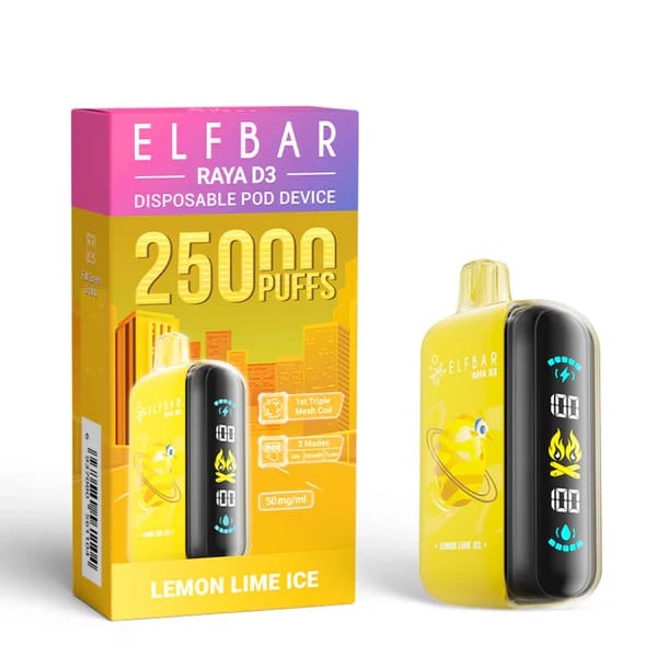Elf Bar Raya D3 Lemon lime ice – 25000 | vape shop Mumbai