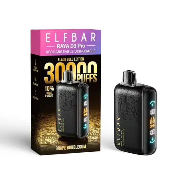 Elf Bar Raya D3 Pro 30 K – Grape Bubblegum | vape shop Mumbai
