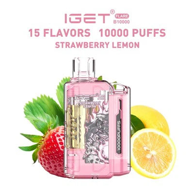 IGET FLARE B10000 – Strawberry Lemon | vape shop bandra