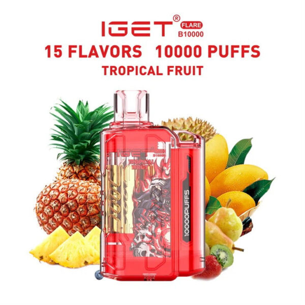 96.jpg IGET FLARE B10000 – Tropical Fruit | vape shop bandra