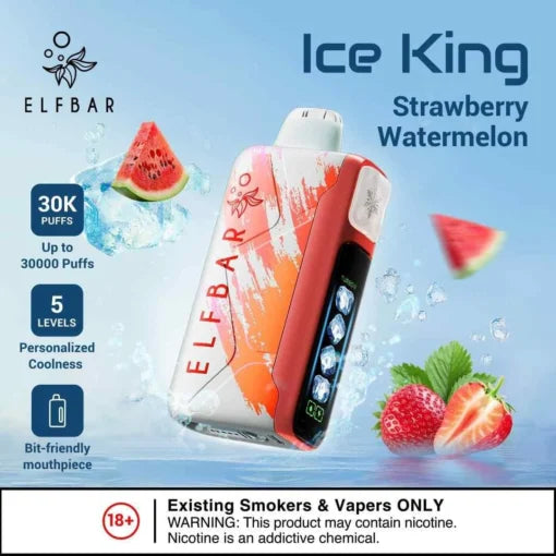 ELF-BAR-ICE-KING-Strawberry-watermelon-30k.jpg Elf Bar Ice King – Strawberry Watermelon – 30K | vape shop bandra