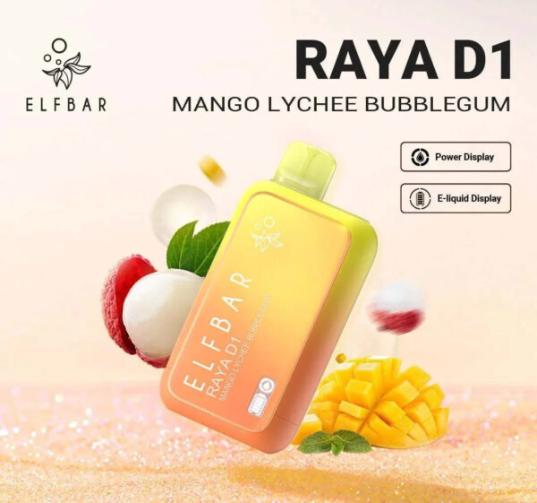 Elfbar-Raya-D1-Mango-Lychee-Bubblegum_1600x_crop_center-1.jpg ELF BAR RAYA D1 – Mango Lychee Bubblegum | vape shop bandra
