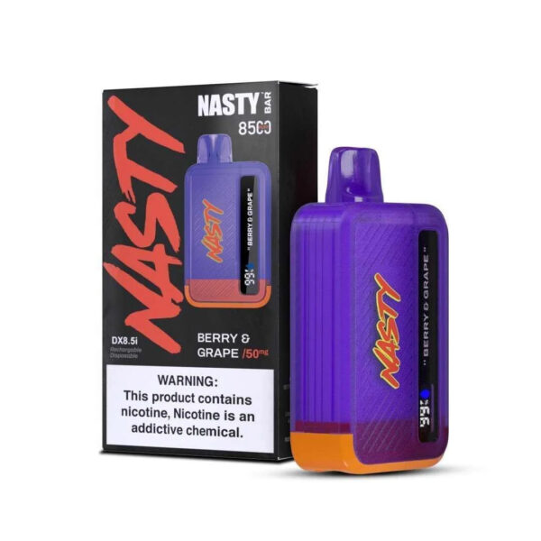Nasty Bar Berry & Grape – (8500 Puffs) | vape shop bandra