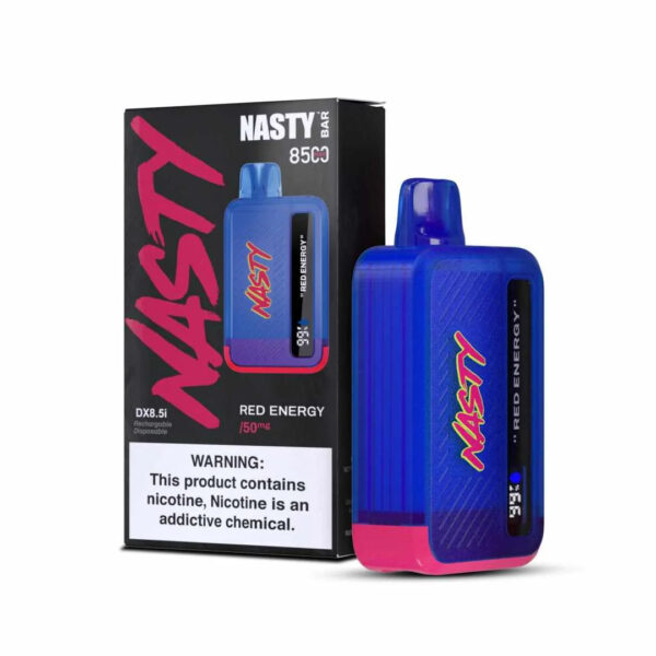 Nasty Bar Red Energy – (8500 Puffs) | vape shop bandra